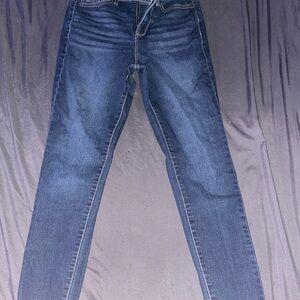 Hollister Blue Skinny Jeans with Classic Denim Stitching
